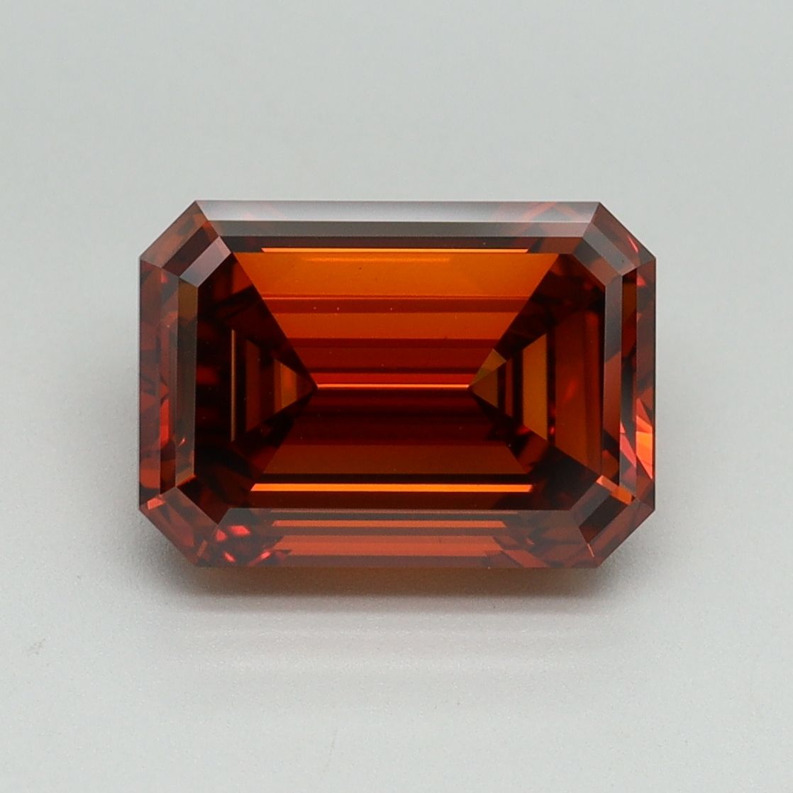 Emerald Fancy Deep Orange Lab-grown Diamond 3.15ct VS1 loose diamond