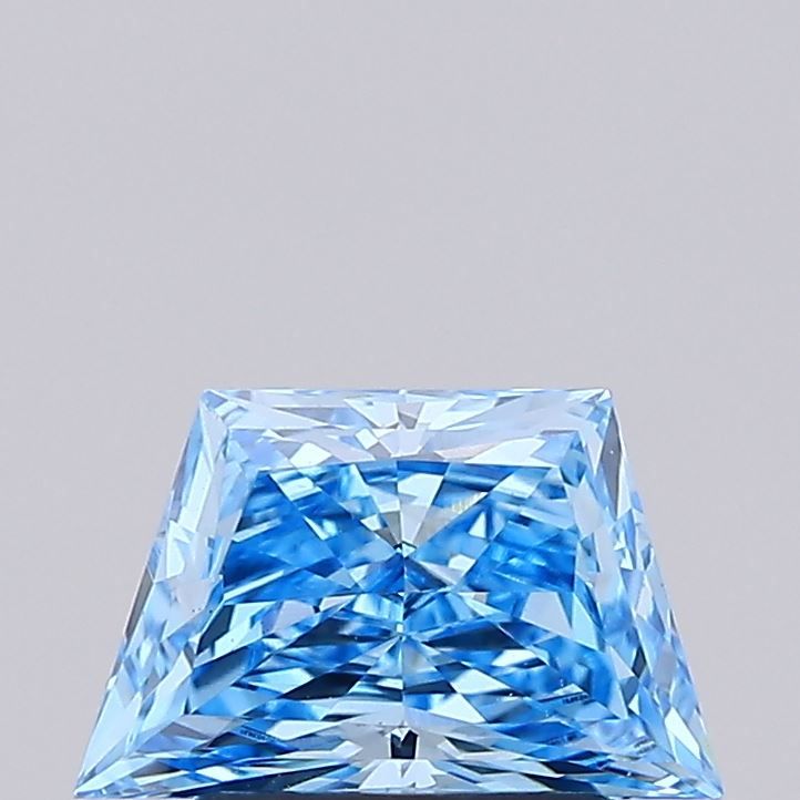 Trapezoid Fancy Vivid Blue Lab-grown Diamond 1.18ct VS1 loose diamond