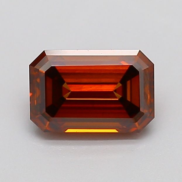 Emerald Fancy Deep Orange Lab-grown Diamond 1.04ct VS1 loose diamond