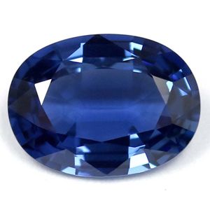 Oval Blue Sapphire 1.47ct loose gemstone