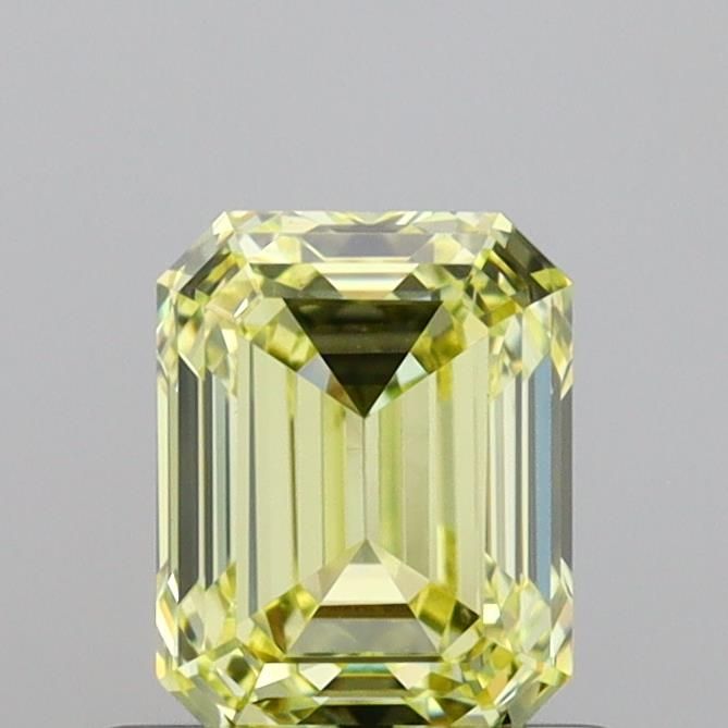 Emerald Fancy Intense Yellow Natural Diamond 0.7ct VS2 loose diamond