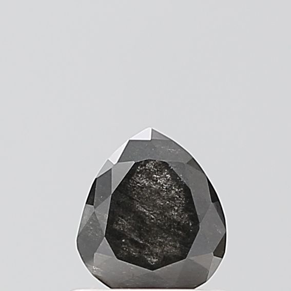 Pear Salt And Pepper Natural Diamond 0.65ct VVS2 loose diamond