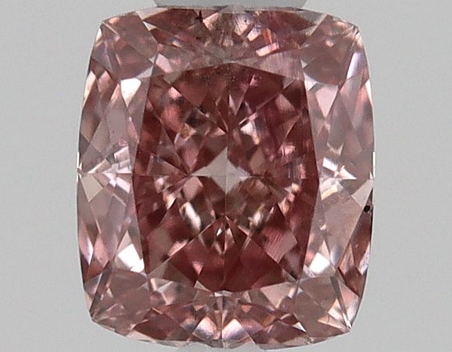 Cushion Fancy Intense Orangey Pink Natural Diamond 0.28ct SI1 loose diamond