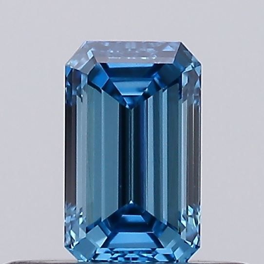 Emerald Fancy Vivid Blue Lab-grown Diamond 0.3ct VVS2 loose diamond