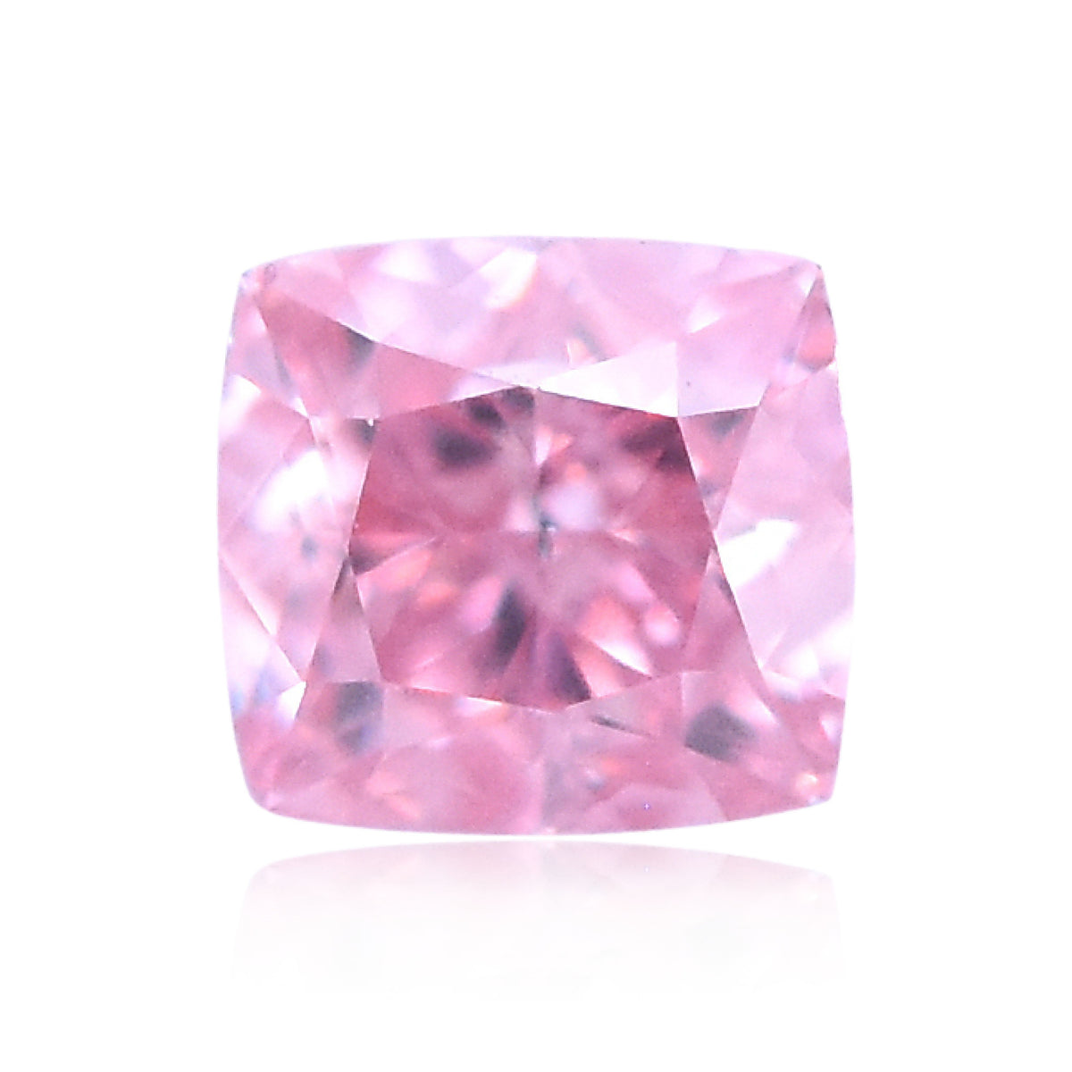 Cushion Fancy Intense Purplish Pink Natural Diamond 0.13ct loose diamond