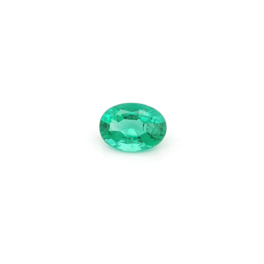 Oval Green Emerald 0.61ct loose gemstone