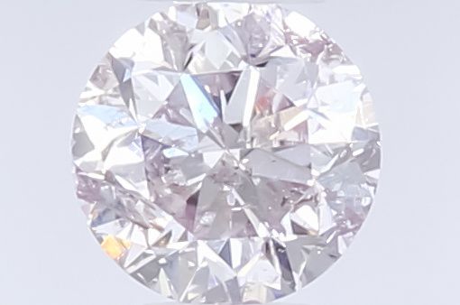 Round Fancy Light Purplish Pink Natural Diamond 0.31ct loose diamond