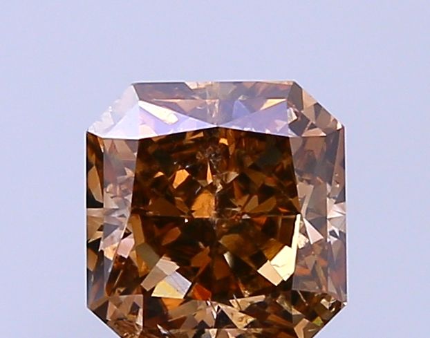 Radiant Light Brown Natural Diamond 2ct SI2 loose diamond