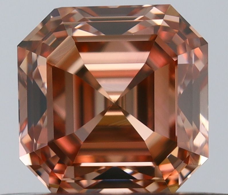 Square Emerald Fancy Pink Natural Diamond 0.5ct VVS1 loose diamond