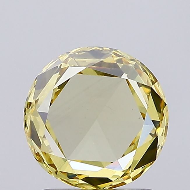 Rose Fancy Vivid Yellow Lab-grown Diamond 1.21ct VS1 loose diamond