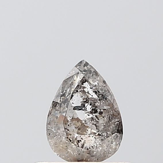 Pear Salt And Pepper Natural Diamond 0.43ct VVS2 loose diamond