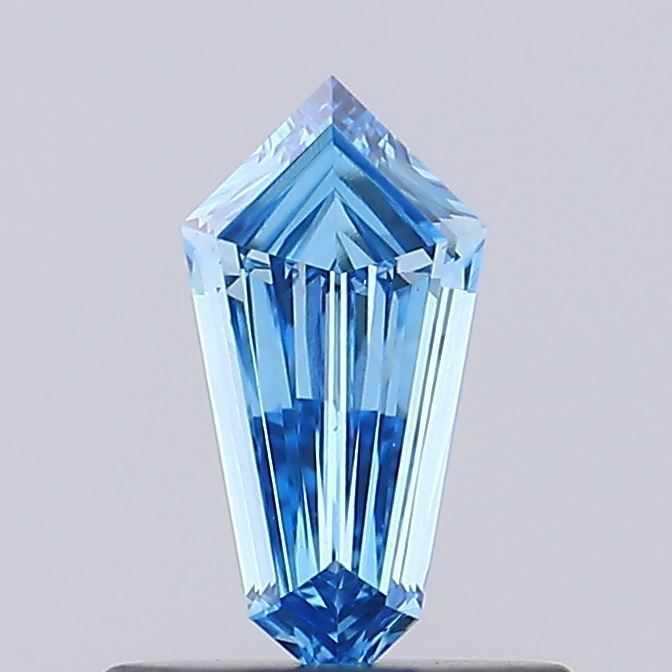 Shield Fancy Vivid Blue Lab-grown Diamond 0.39ct VS2 loose diamond
