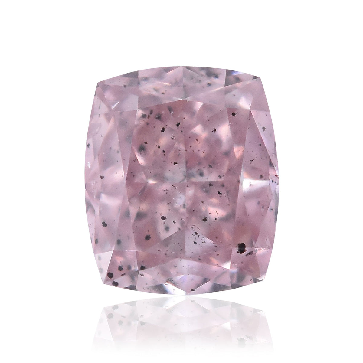 Cushion Fancy Purple Pink Natural Diamond 0.41ct loose diamond