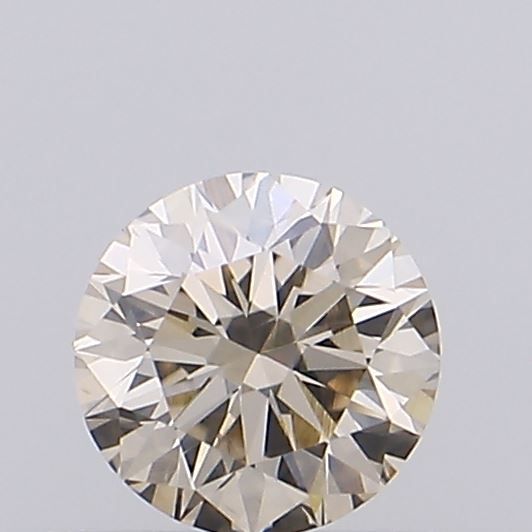 Round Fancy Light Brown Natural Diamond 0.28ct VS2 loose diamond