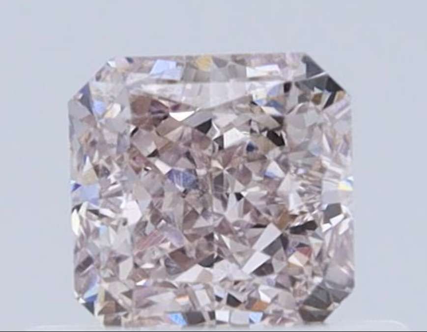 Square Fancy Light Brown Pink Natural Diamond 0.51ct VS1 loose diamond