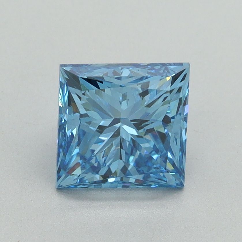 Princess Fancy Vivid Blue Lab-grown Diamond 1.53ct VVS2 loose diamond
