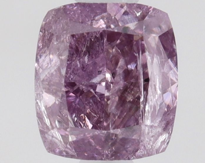 Cushion Fancy Intense Purple Pink Natural Diamond 0.3ct I3 loose diamond