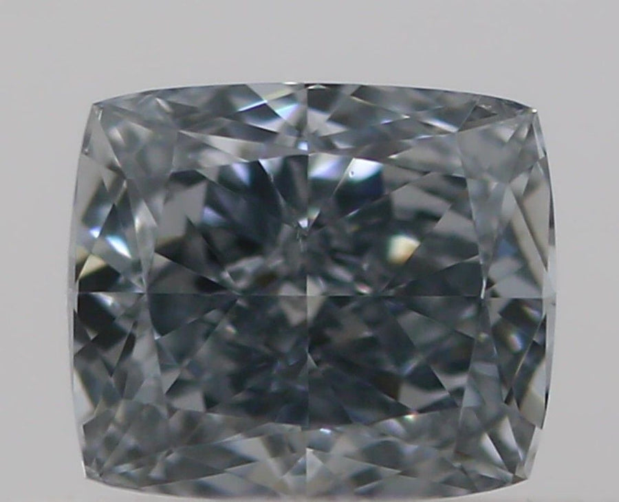 Cushion Fancy Gray Blue Natural Diamond 0.3ct SI1 loose diamond