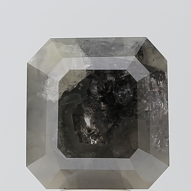 Emerald Salt And Pepper Natural Diamond 5.84ct VS1 loose diamond