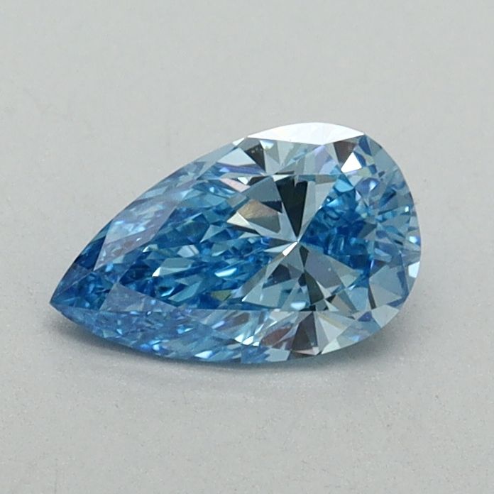Pear Fancy Vivid Blue Lab-grown Diamond 0.48ct VS1 loose diamond