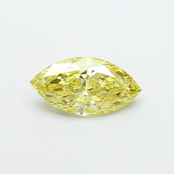 Marquise Fancy Intense Yellow Lab-grown Diamond 1.06ct VS2 loose diamond