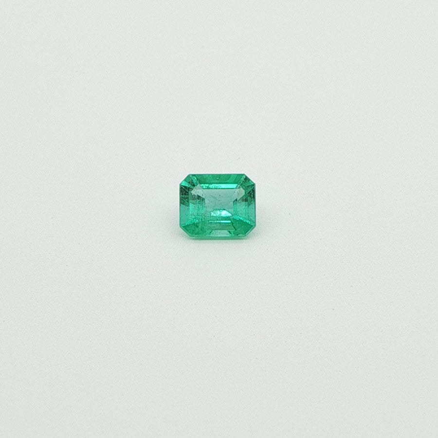Octagonal Green Emerald 0.67ct loose gemstone