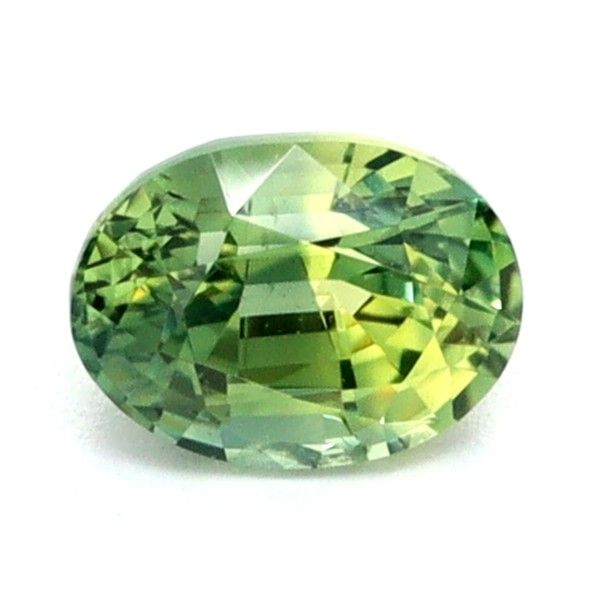 Oval Multi_color Sapphire 0.37ct loose gemstone