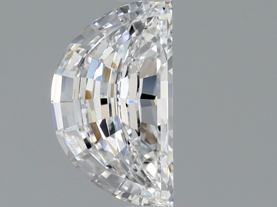 Half Moon Natural Diamond 0.50ct D VVS2