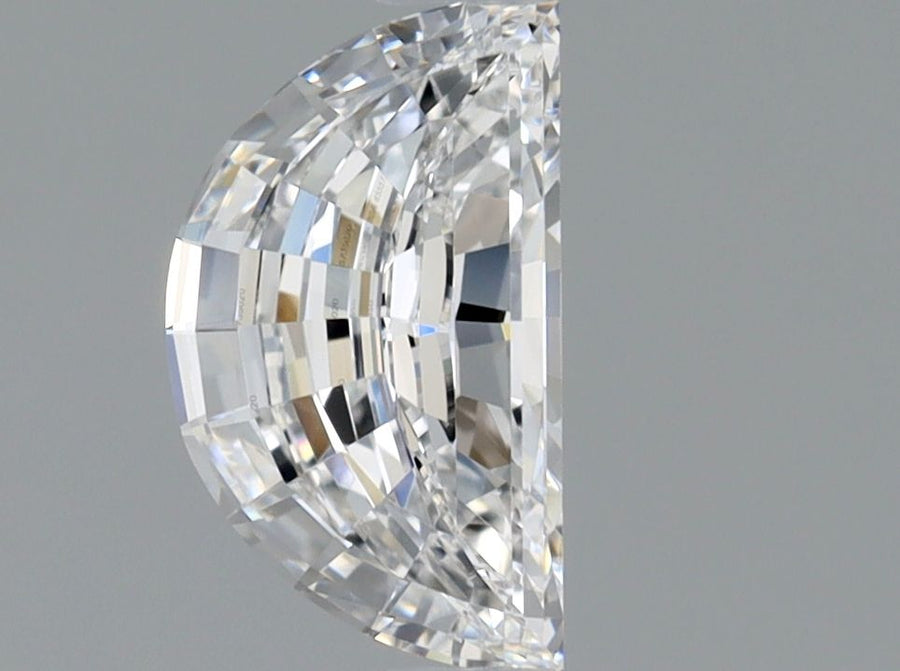 Half Moon Natural Diamond 0.50ct D VVS2