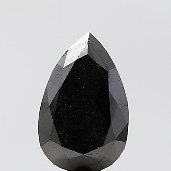 Pear Black Natural Diamond 1.03ct VS2 loose diamond