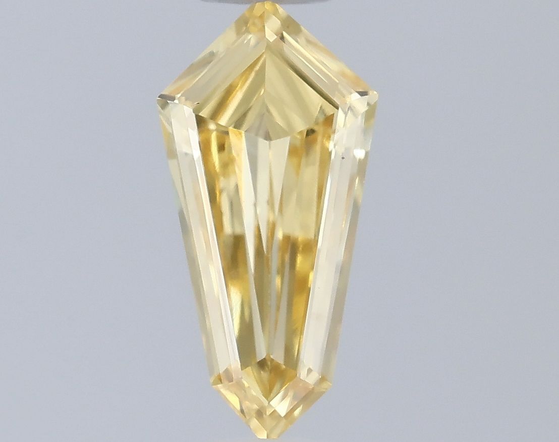 Shield Fancy Intense Yellow Lab-grown Diamond 0.25ct VS1 loose diamond