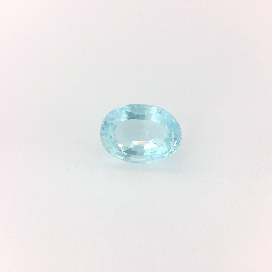 Oval Blue Aquamarine 1.04ct loose gemstone