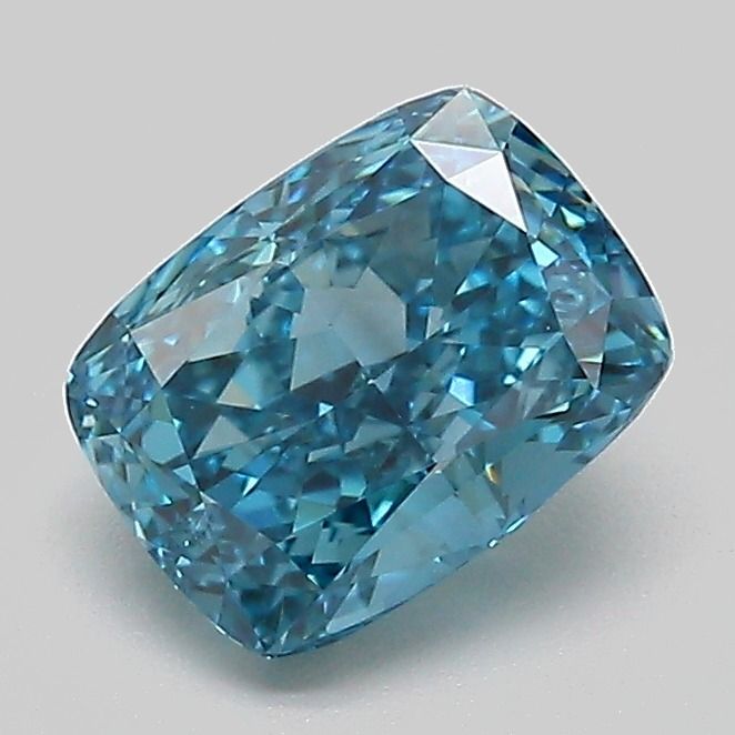 Cushion Fancy Vivid Blue Lab-grown Diamond 1.34ct VVS2 loose diamond