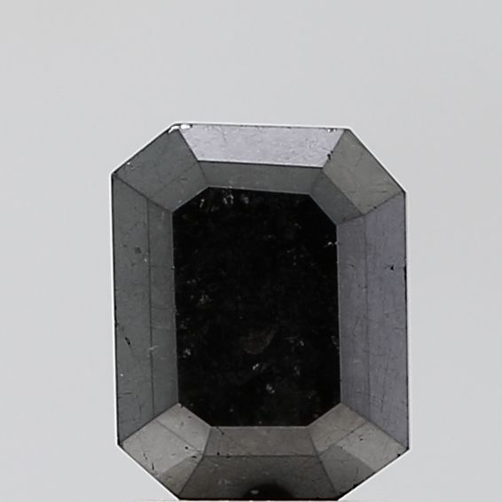 Emerald Black Natural Diamond 1.5ct VVS2 loose diamond