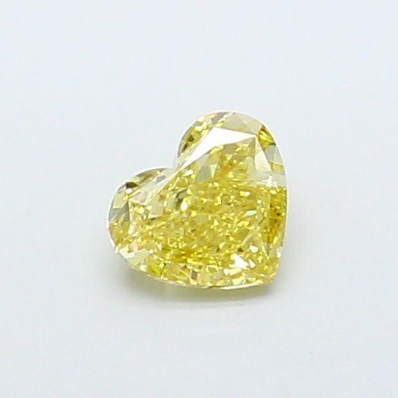 Heart Fancy Vivid Yellow Lab-grown Diamond 0.43ct VS1 loose diamond