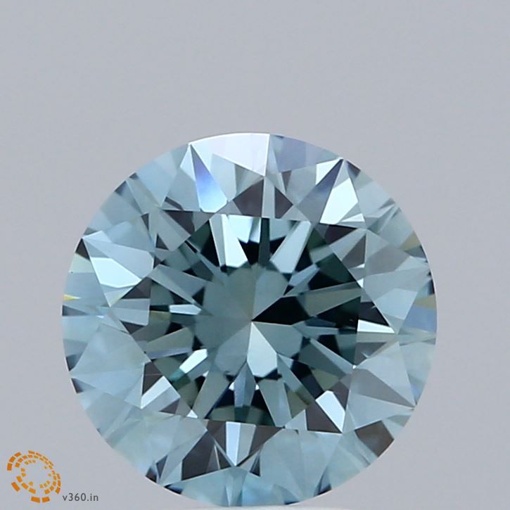 Round Fancy Vivid Green Lab-grown Diamond 2.01ct VVS2 loose diamond