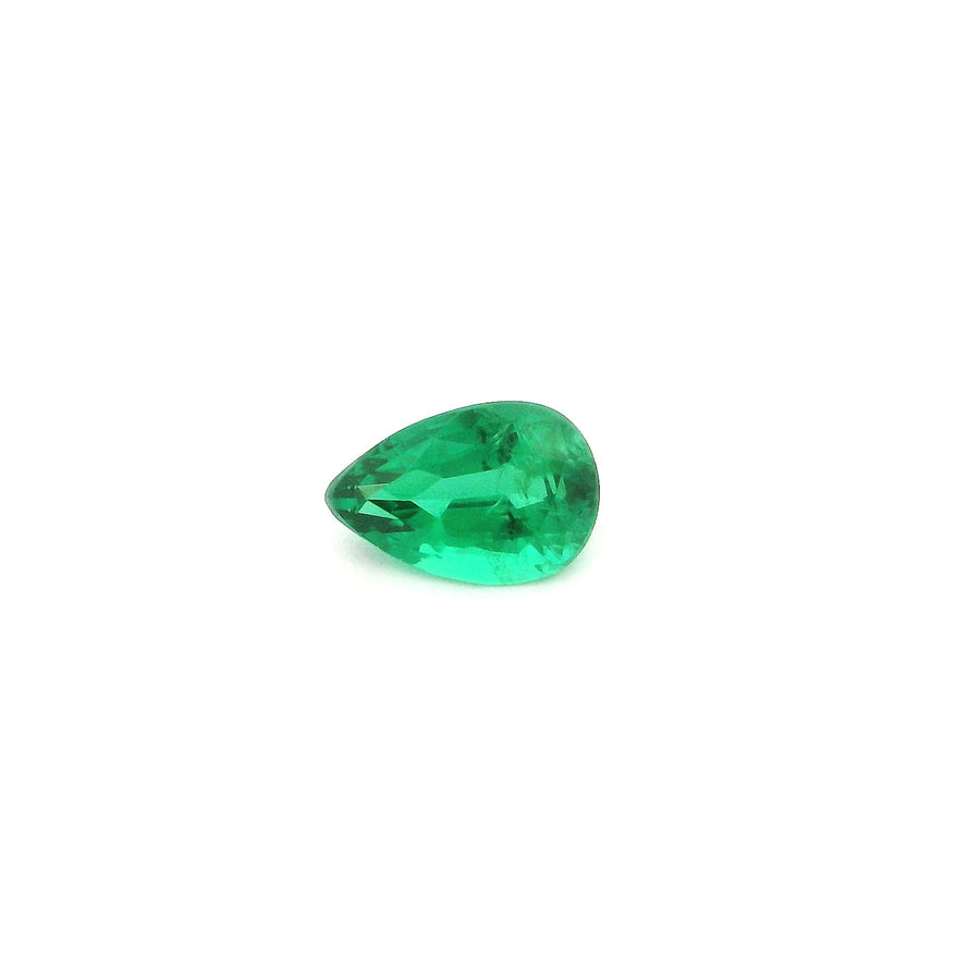 Pear Green Emerald 0.44ct loose gemstone