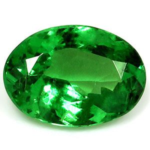 Oval Green Garnet 1.2ct loose gemstone