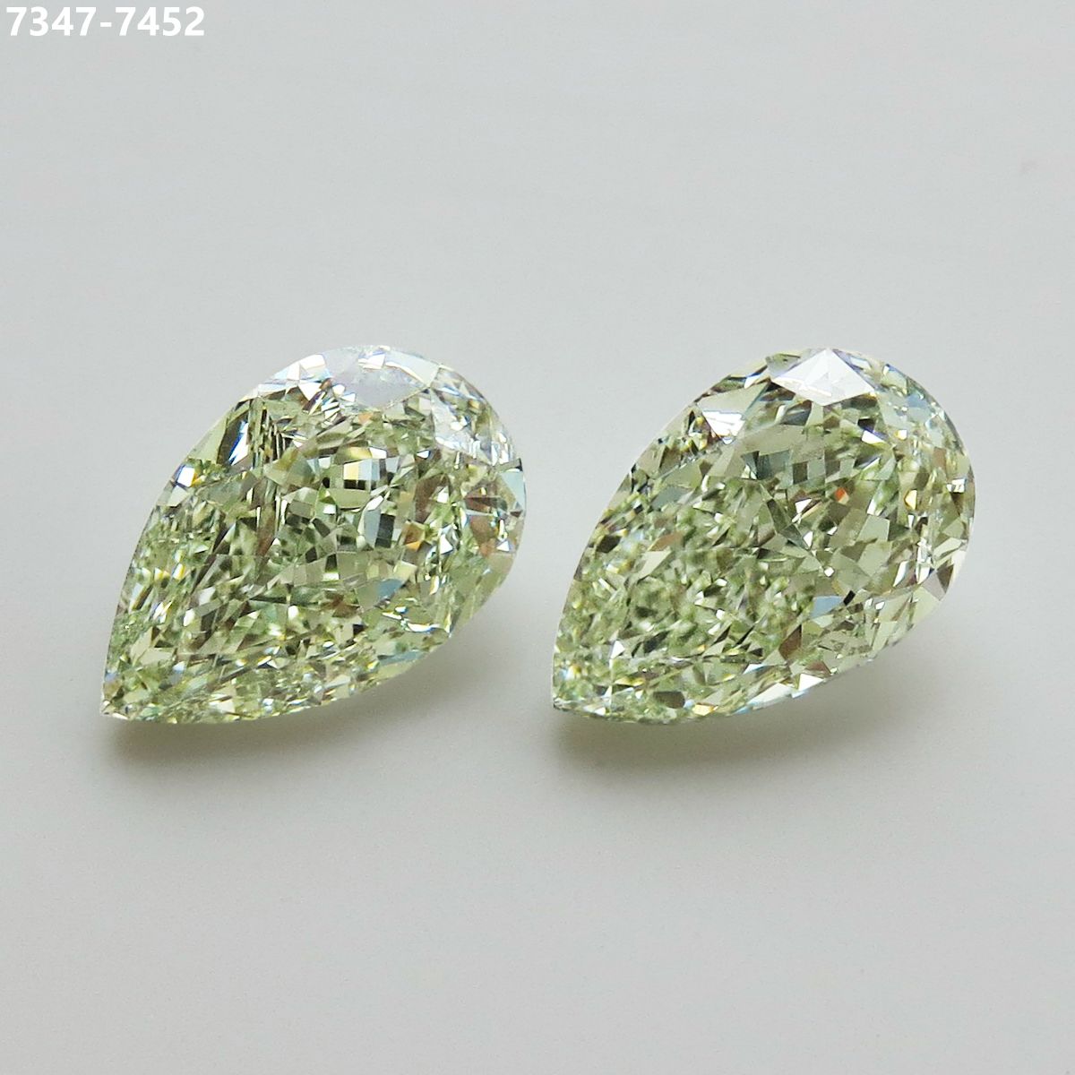 Pear Fancy Light Green Natural Diamond 2.01ct VS2 loose diamond