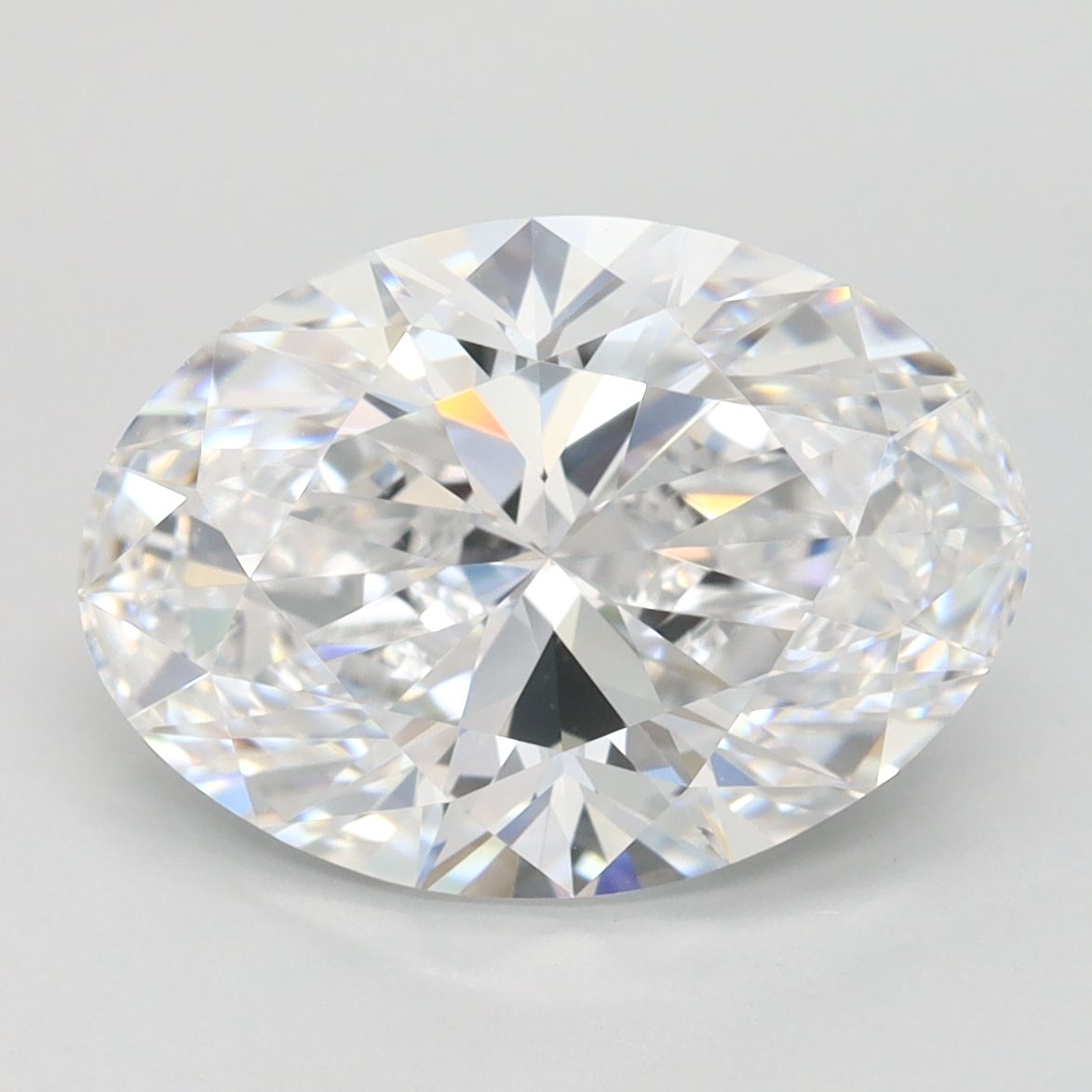 Oval Lab-Grown Diamond 3.43ct D FL