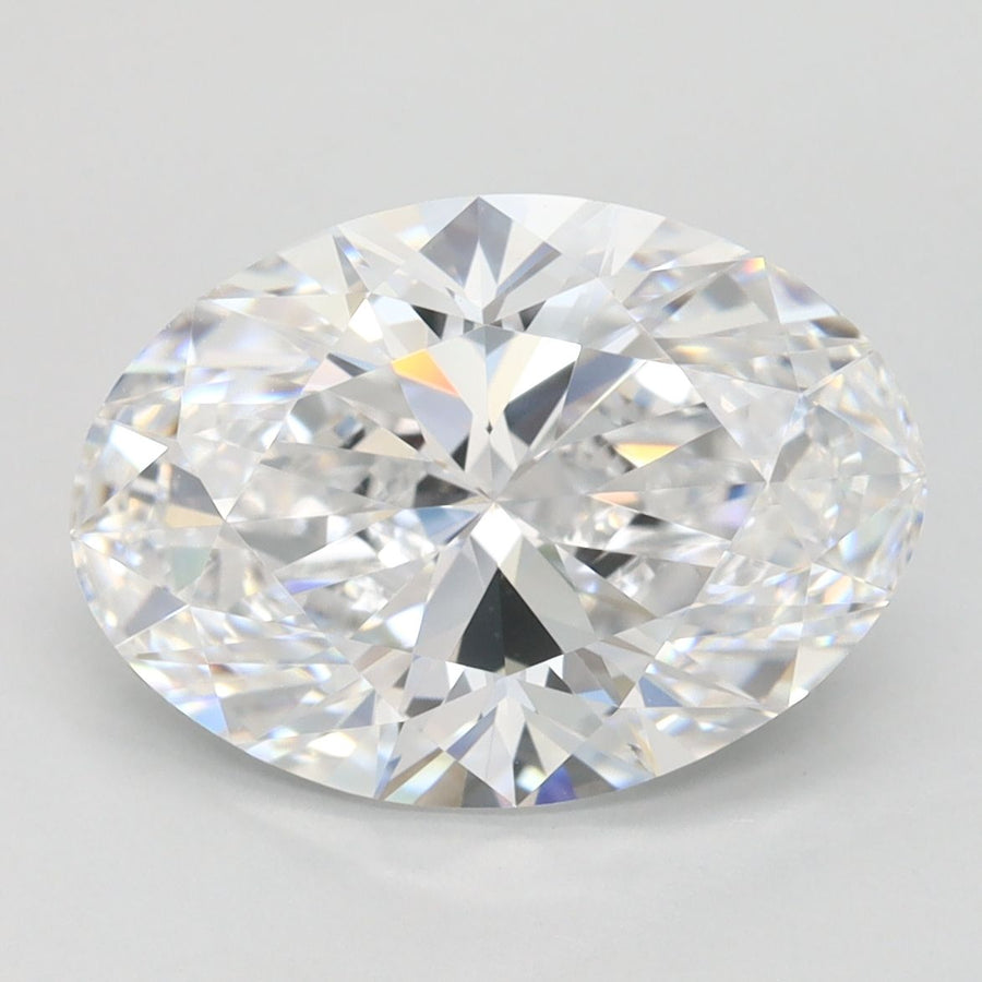 Oval Lab-Grown Diamond 3.43ct D FL