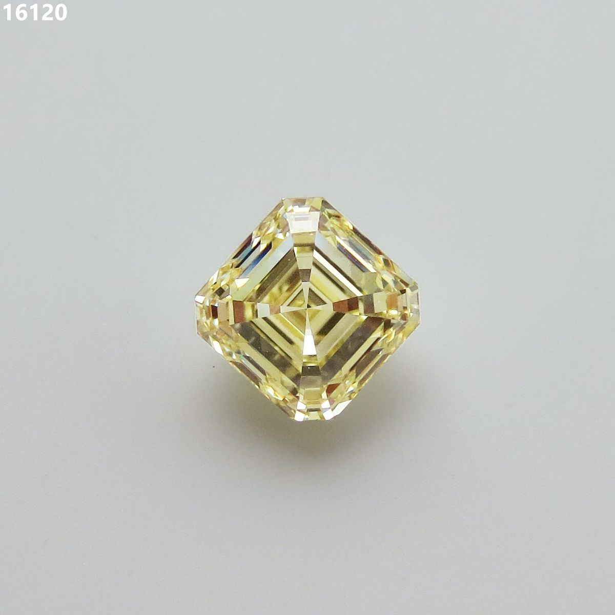 Asscher Fancy Light Yellow Natural Diamond 1.1ct IF loose diamond