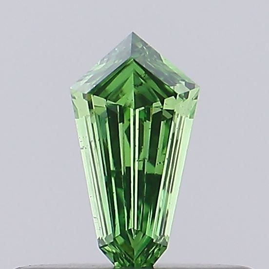 Shield Fancy Vivid Green Lab-grown Diamond 0.19ct VS2 loose diamond