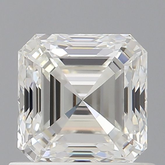 Asscher Natural Diamond 0.91ct H VVS2