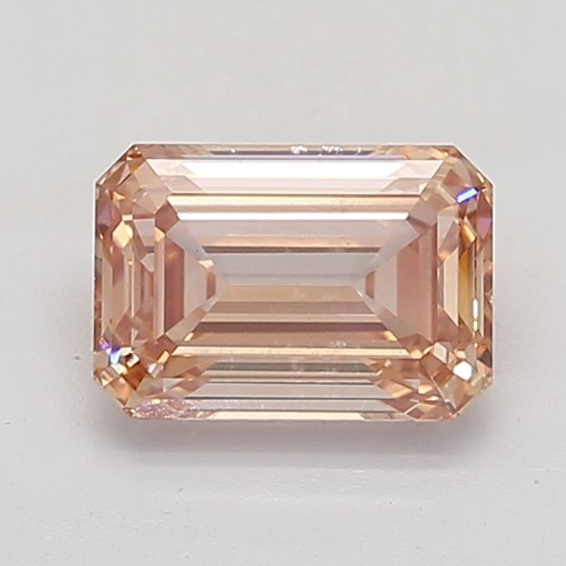 Emerald Champagne Lab-grown Diamond 3.17ct VS1 loose diamond