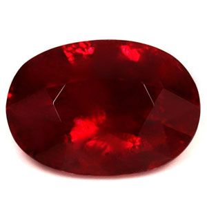 Oval Red Ruby 1.01ct loose gemstone