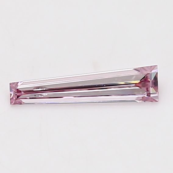 Tapered Baguette Fancy Intense Purplish Pink Natural Diamond 0.3ct SI2 loose diamond