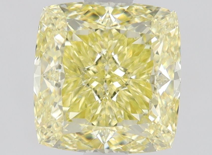 Cushion Fancy Yellow Natural Diamond 1.01ct VS2 loose diamond