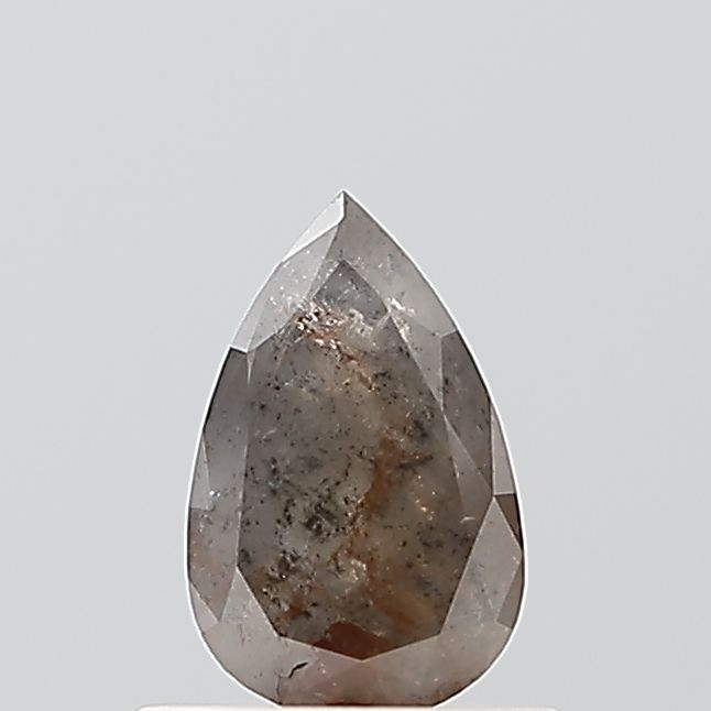 Pear Salt And Pepper Natural Diamond 0.76ct VS1 loose diamond