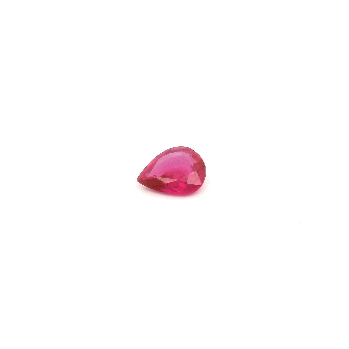 Pear Red Ruby 0.28ct loose gemstone